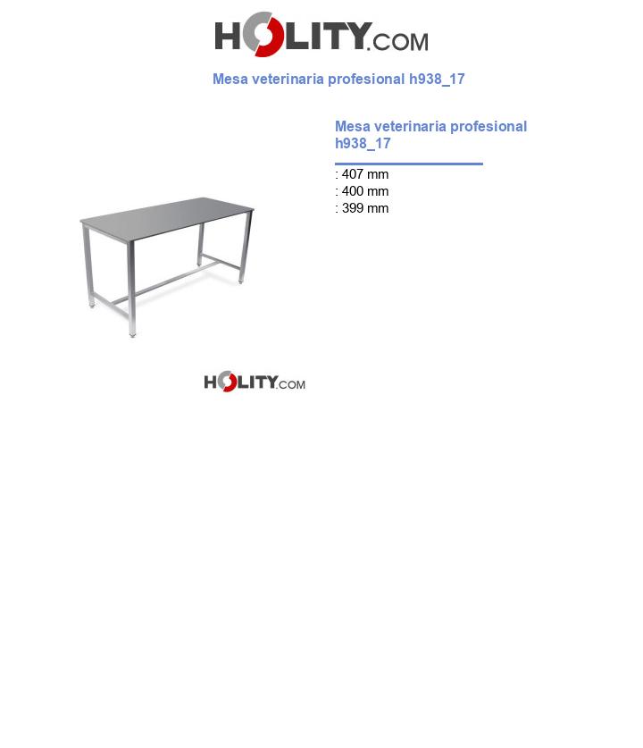 Mesa veterinaria profesional h938_17