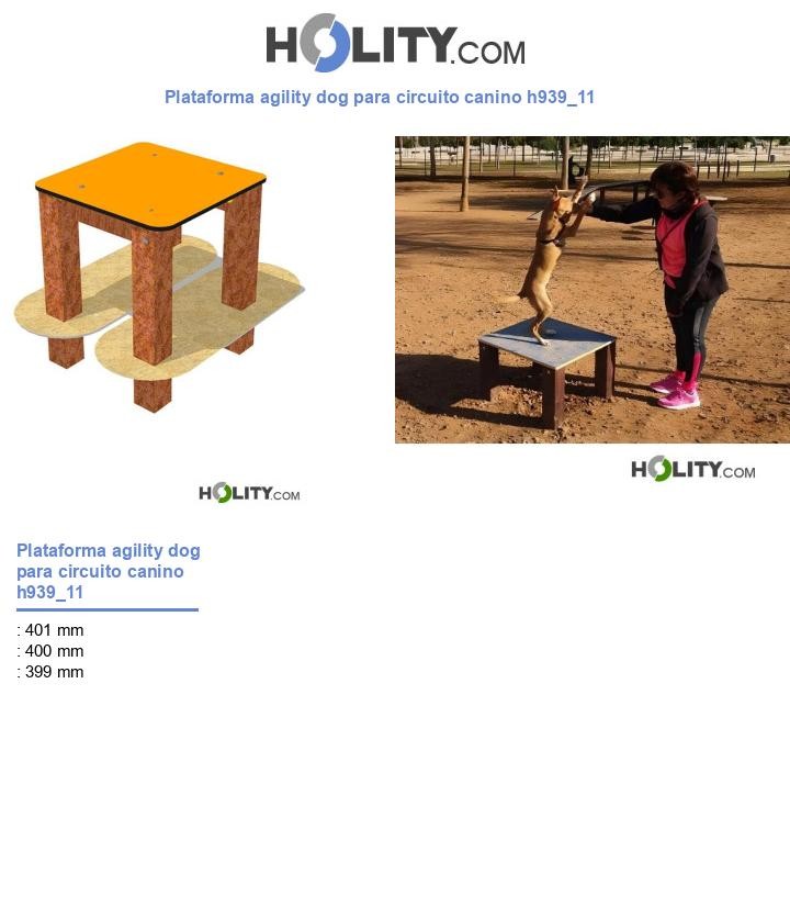 Plataforma agility dog para circuito canino h939_11