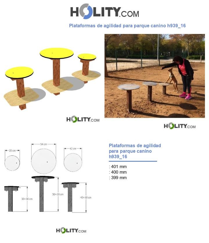 Plataformas de agilidad para parque canino h939_16