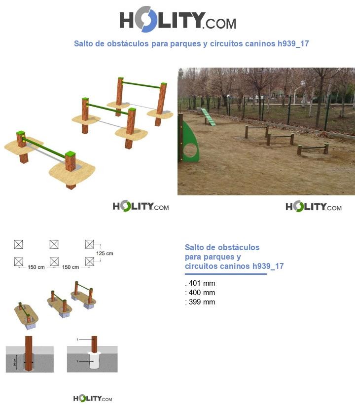 Salto de obstáculos para parques y circuitos caninos h939_17