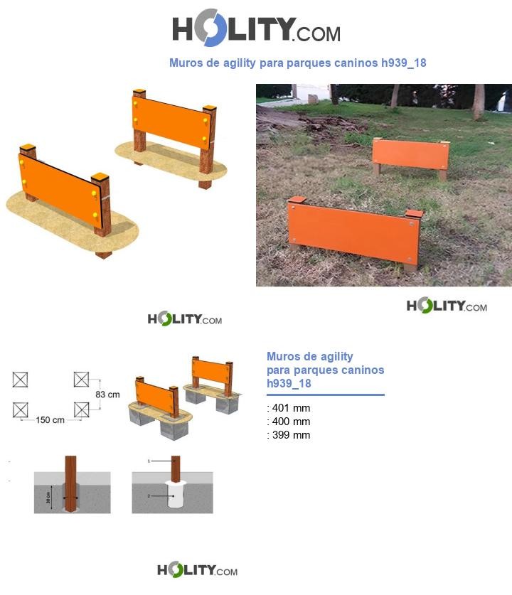 Muros de agility para parques caninos h939_18