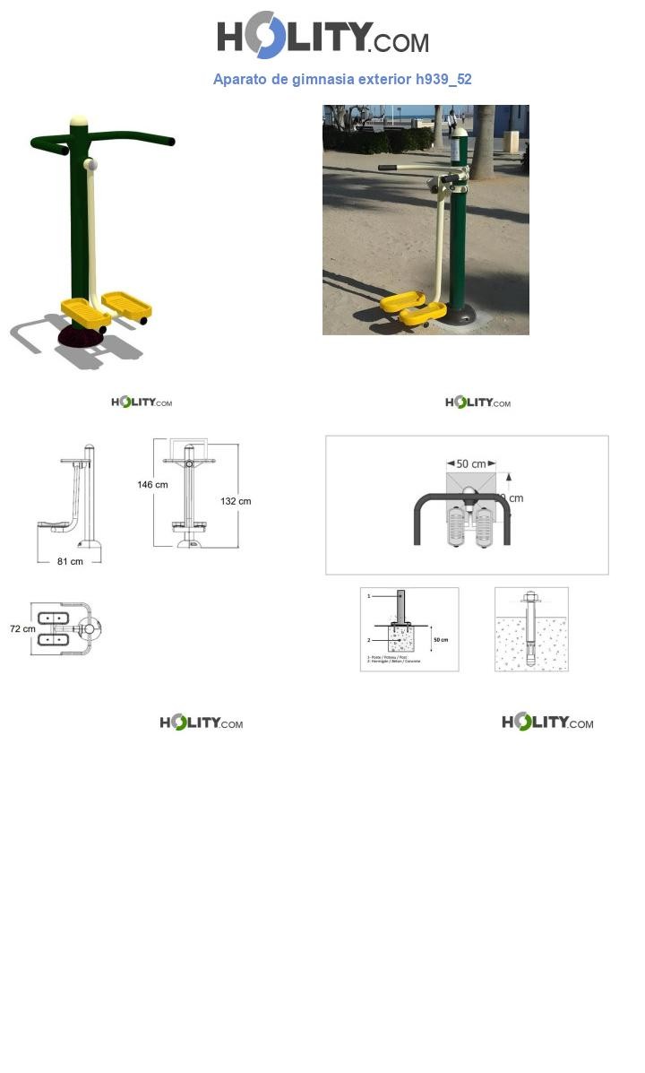 Aparato de gimnasia exterior h939_52