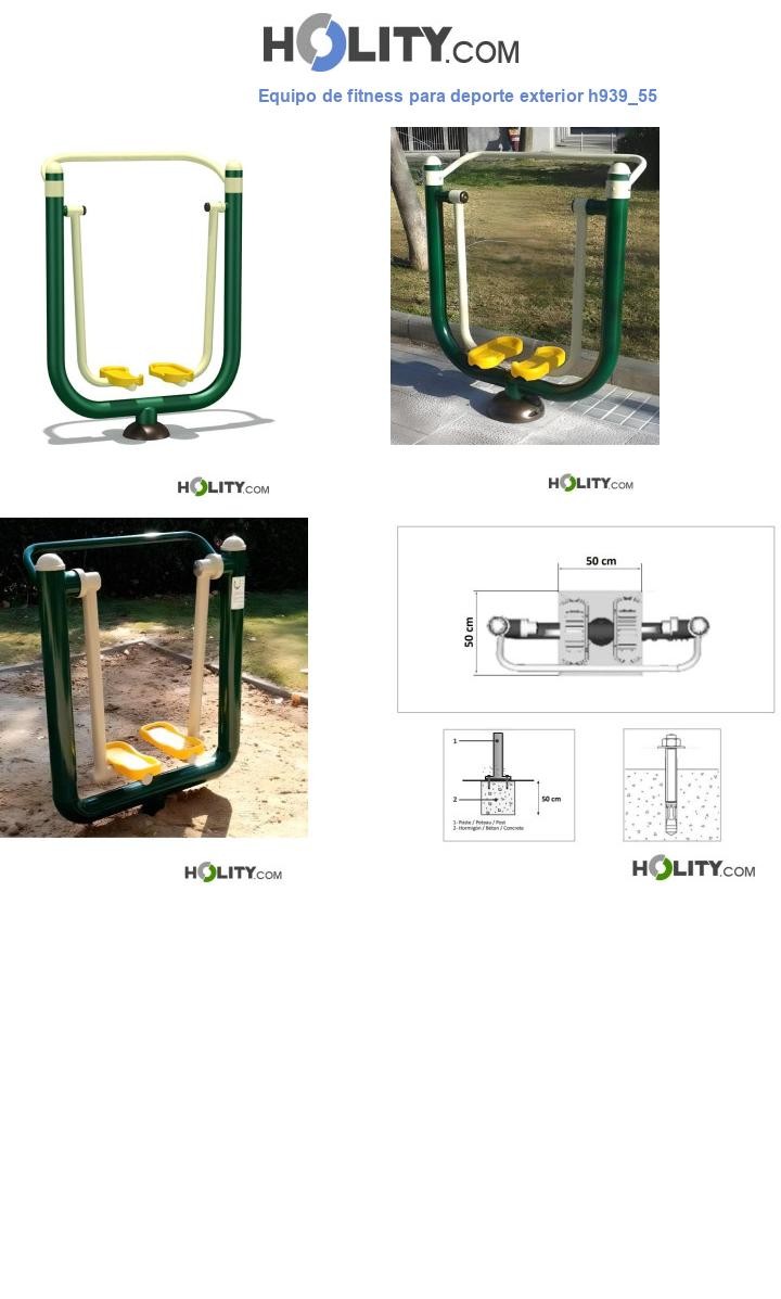 Equipo de fitness para deporte exterior h939_55