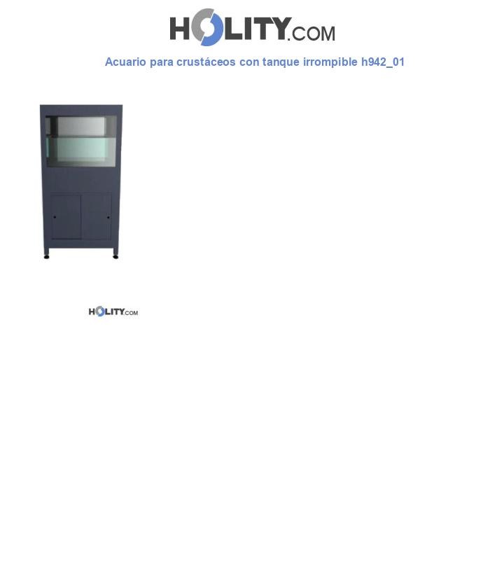 Acuario para crustáceos con tanque irrompible h942_01