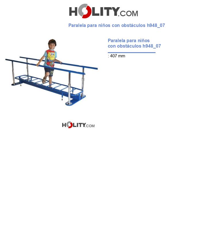 Paralela para niños con obstáculos h948_07