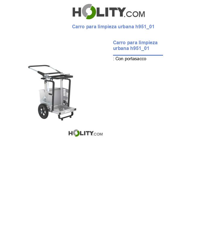 Carro para limpieza urbana h951_01