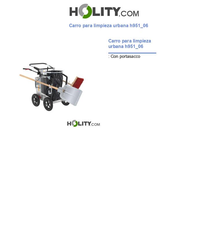 Carro para limpieza urbana h951_06
