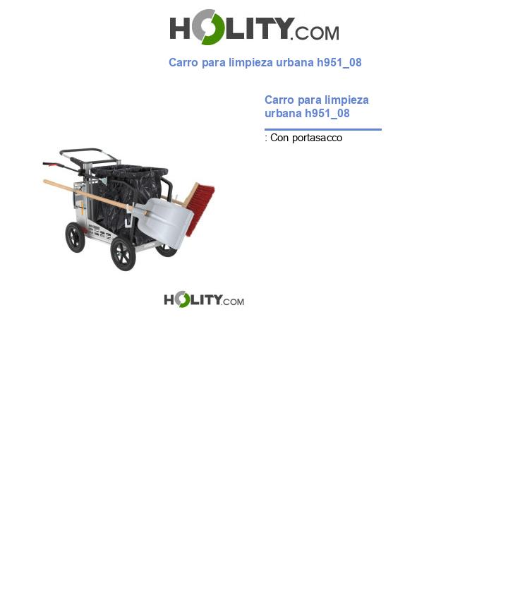 Carro para limpieza urbana h951_08