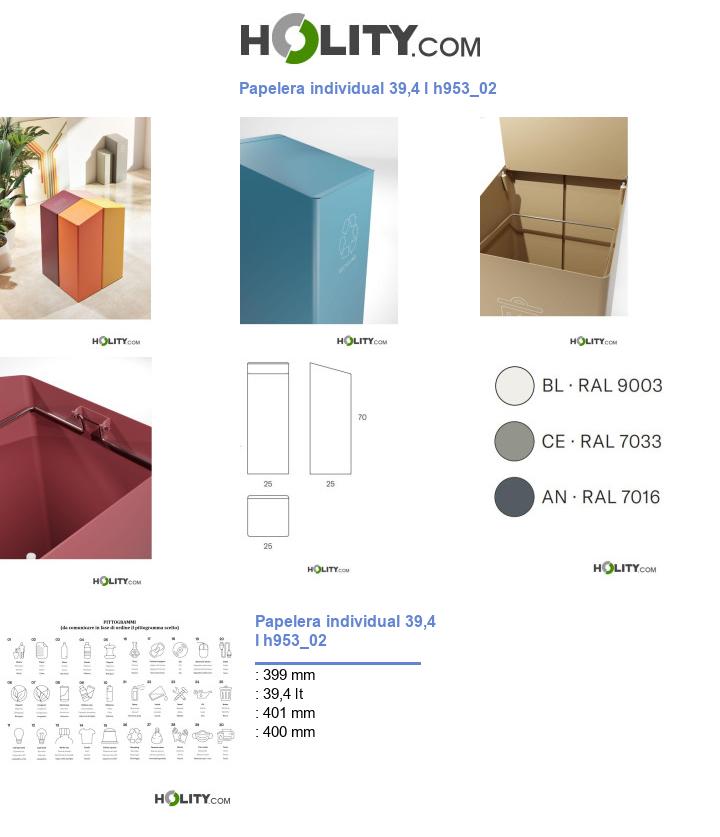 Papelera individual 39,4 l h953_02