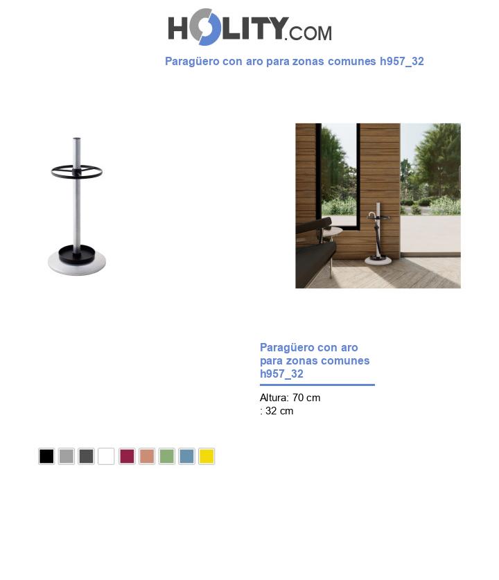 Paragüero con aro para zonas comunes h957_32