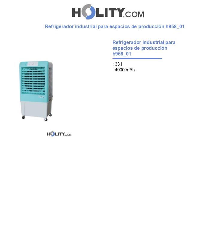 Refrigerador industrial para espacios de producción h958_01