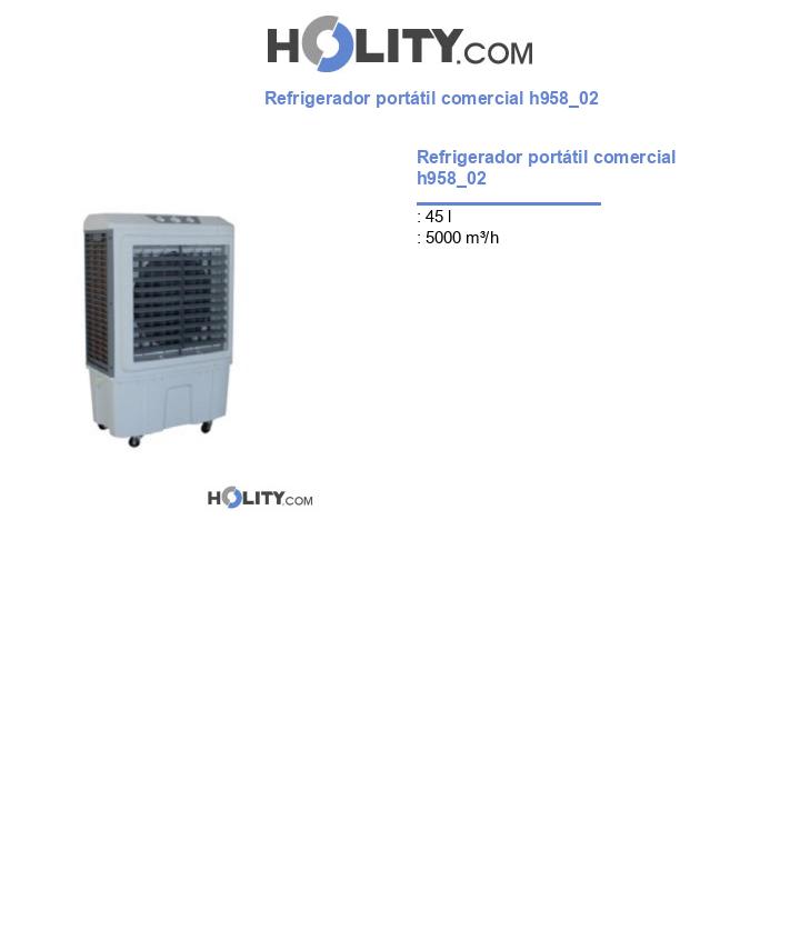 Refrigerador portátil comercial h958_02