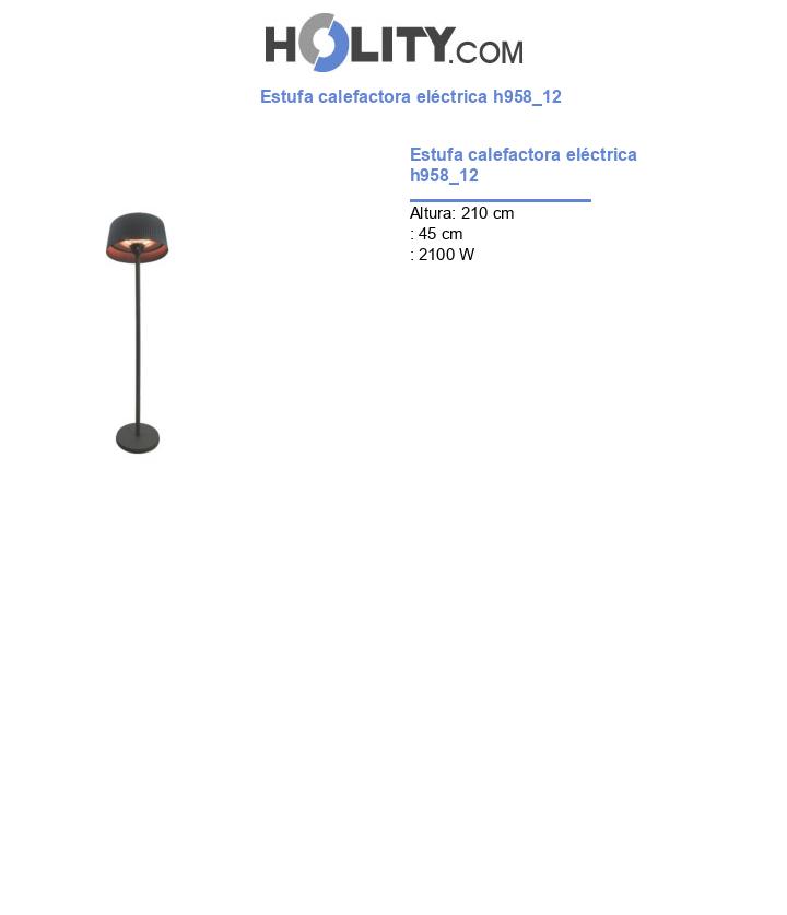 Estufa calefactora eléctrica h958_12