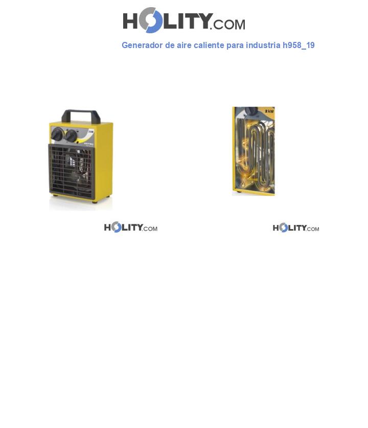 Generador de aire caliente para industria h958_19