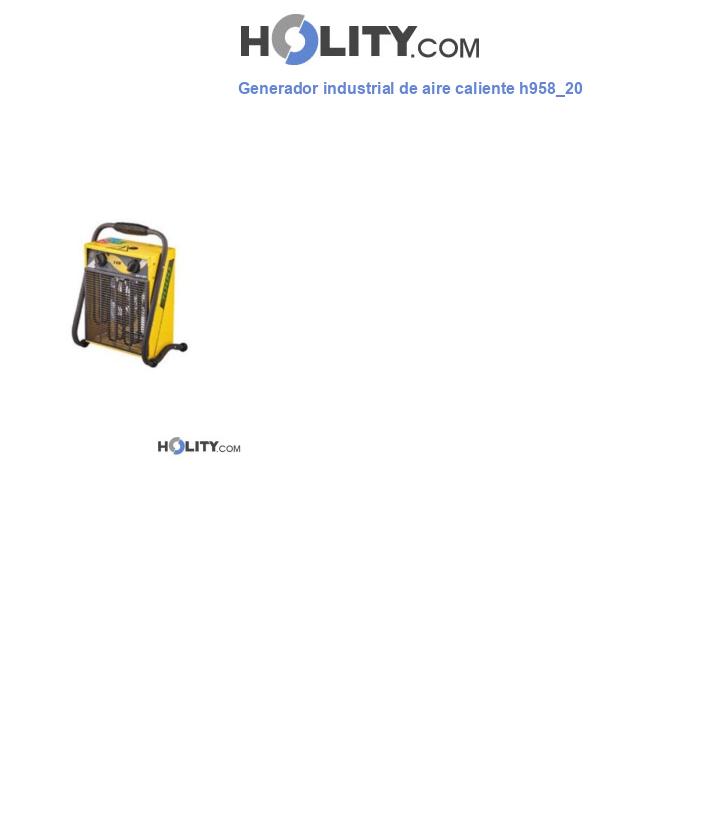 Generador industrial de aire caliente h958_20