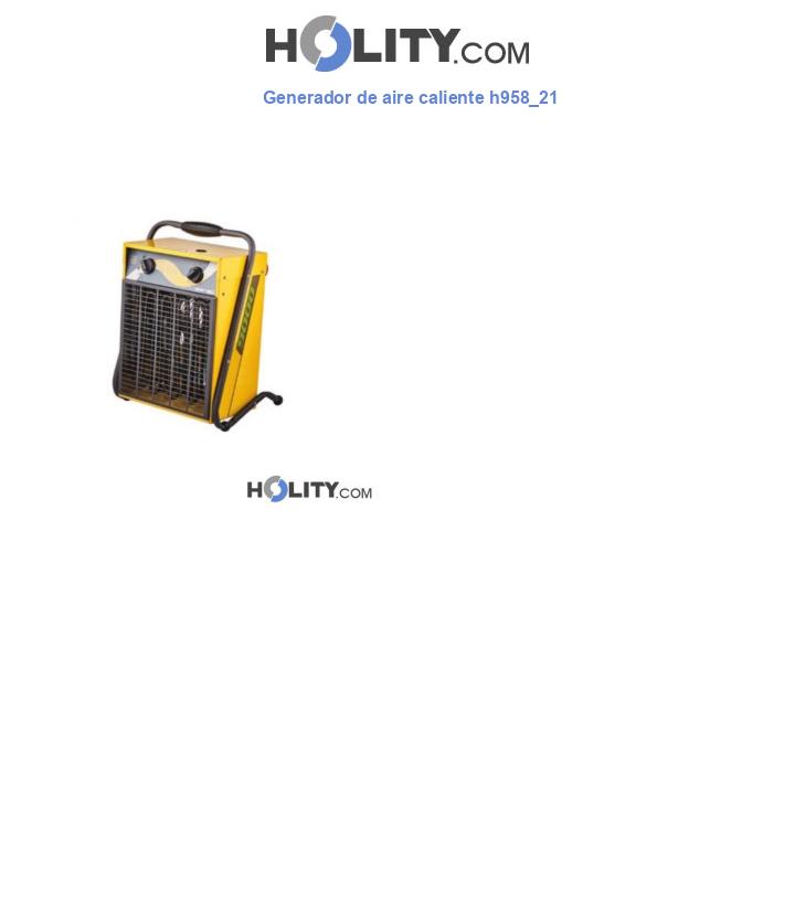Generador de aire caliente h958_21