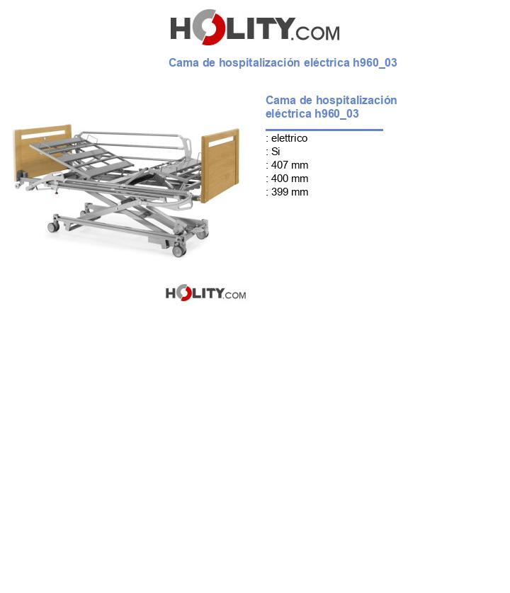 Cama de hospitalización eléctrica h960_03