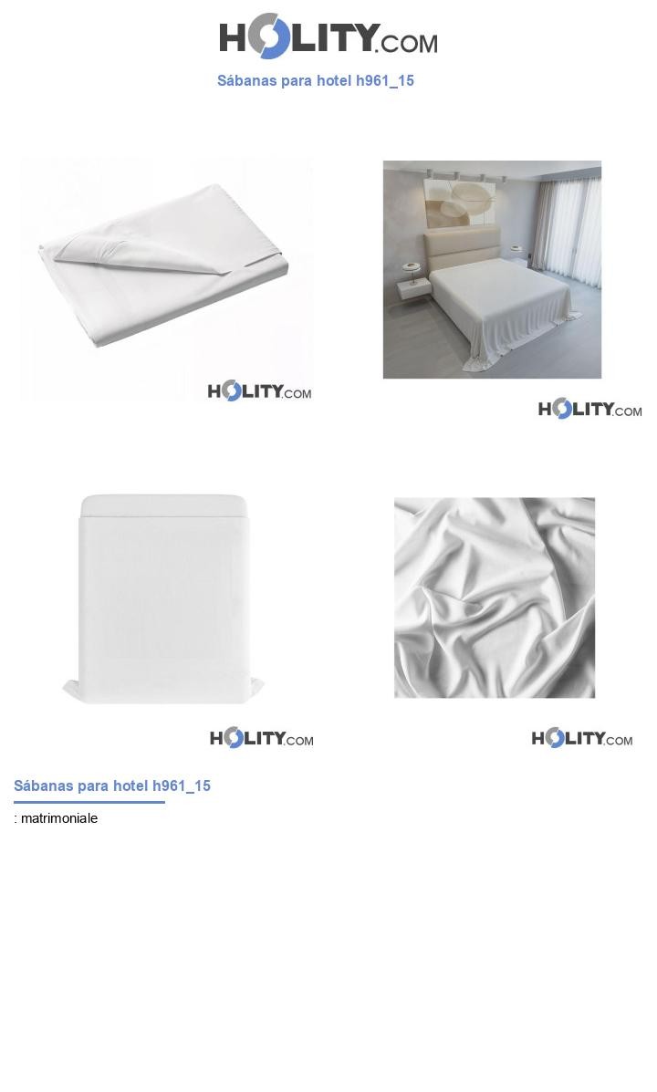 Sábanas para hotel h961_15