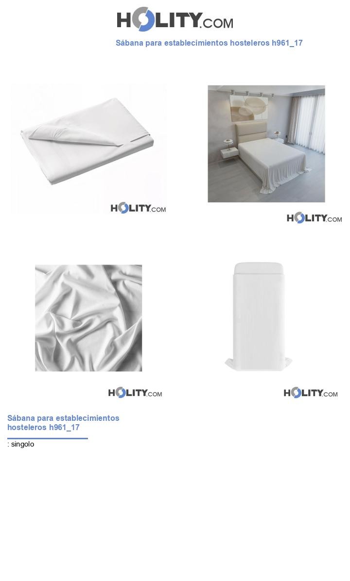 Sábana para establecimientos hosteleros h961_17