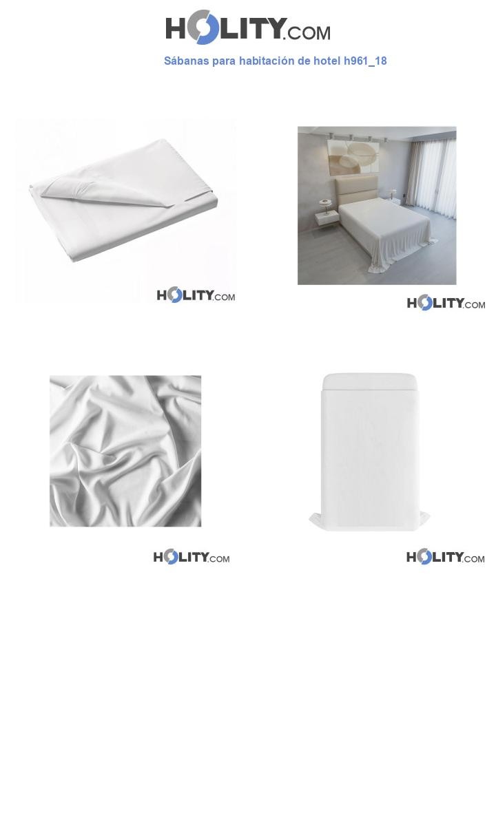 Sábanas para habitación de hotel h961_18
