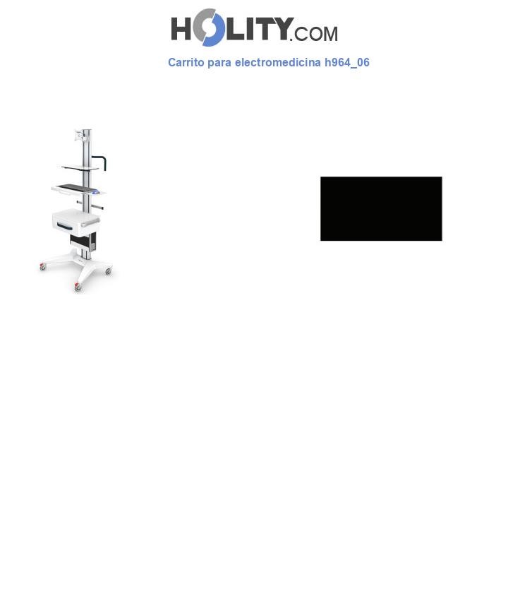 Carrito para electromedicina h964_06