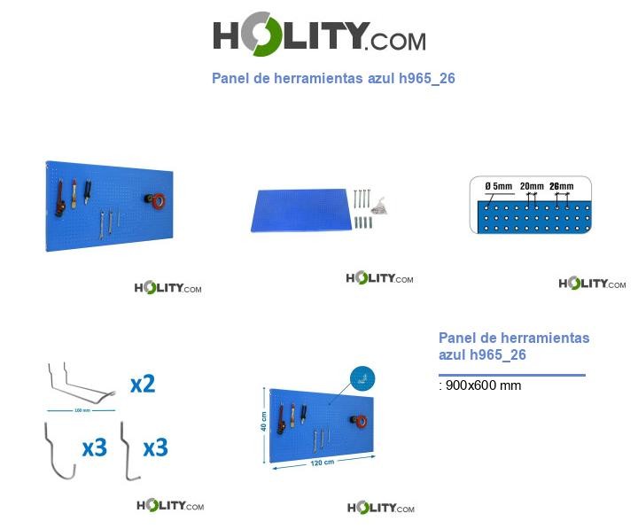 Panel de herramientas azul h965_26