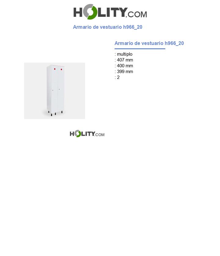 Armario de vestuario h966_20
