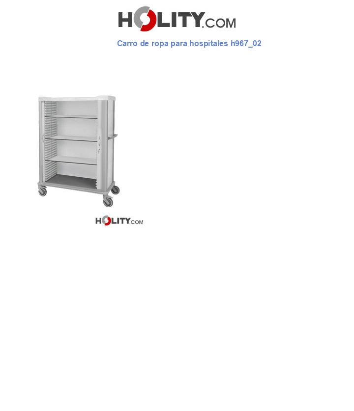 Carro de ropa para hospitales h967_02