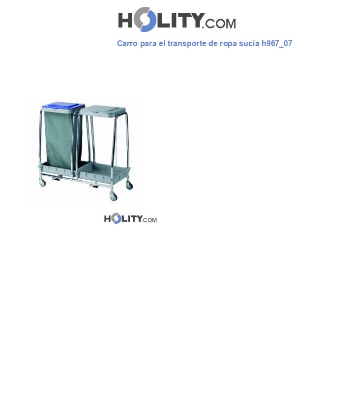 Carro para el transporte de ropa sucia h967_07