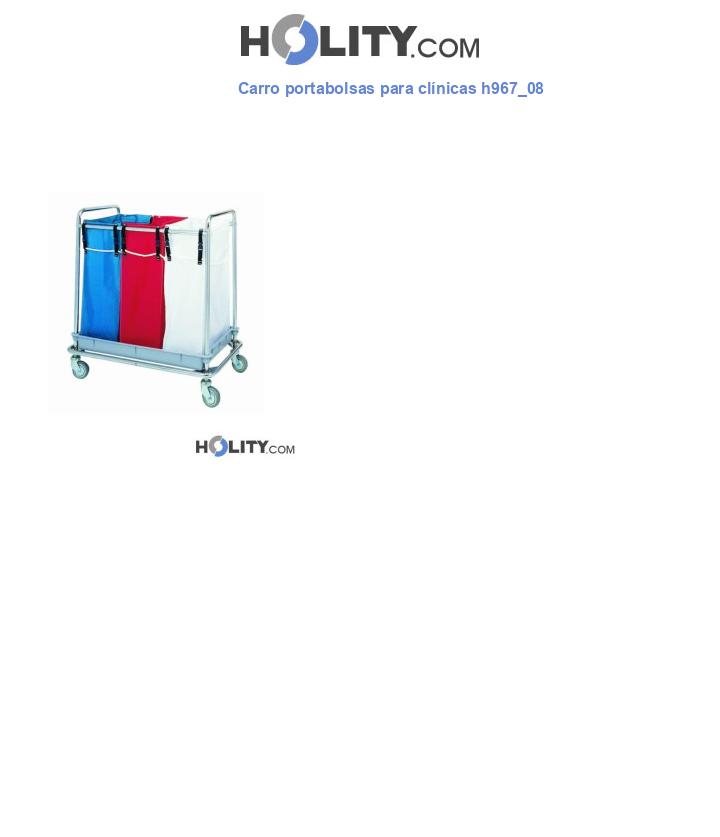 Carro portabolsas para clínicas h967_08