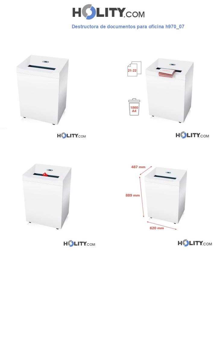 Destructora de documentos para oficina h970_07