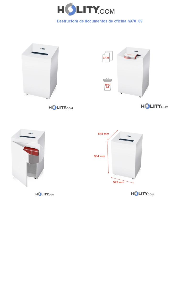 Destructora de documentos de oficina h970_09
