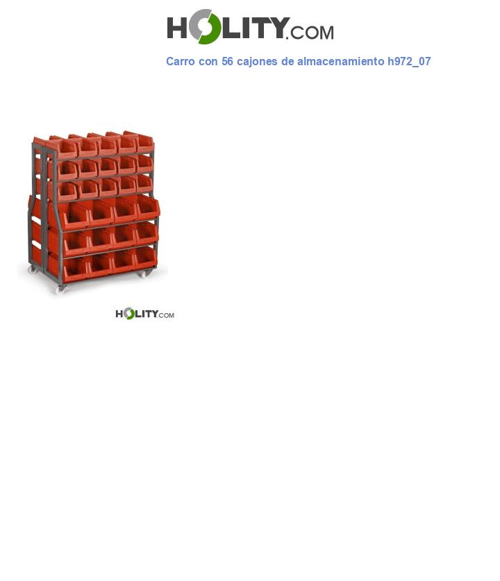 Carro con 56 cajones de almacenamiento h972_07