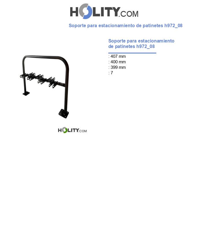 Soporte para estacionamiento de patinetes h972_08