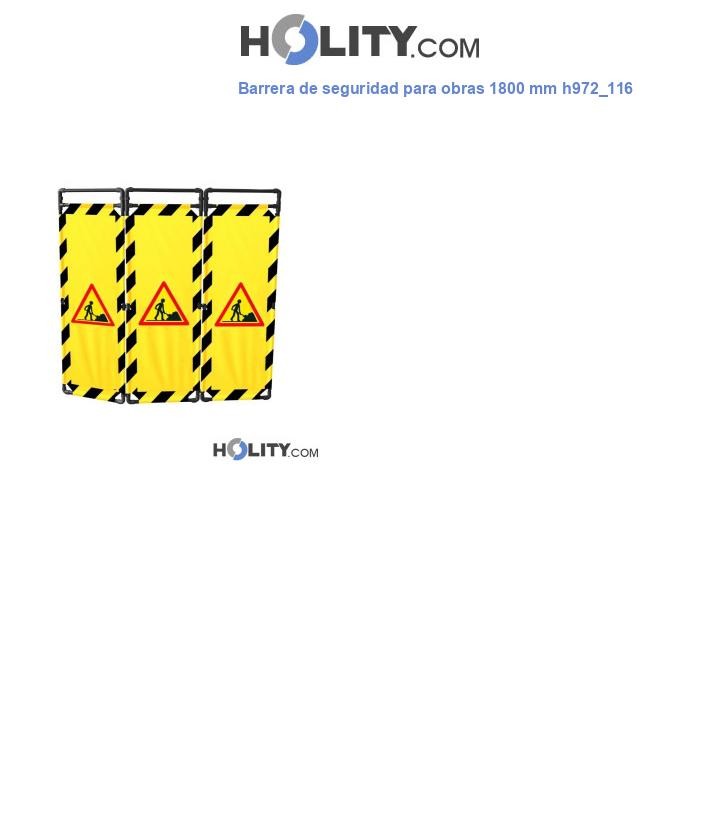 Barrera de seguridad para obras 1800 mm h972_116