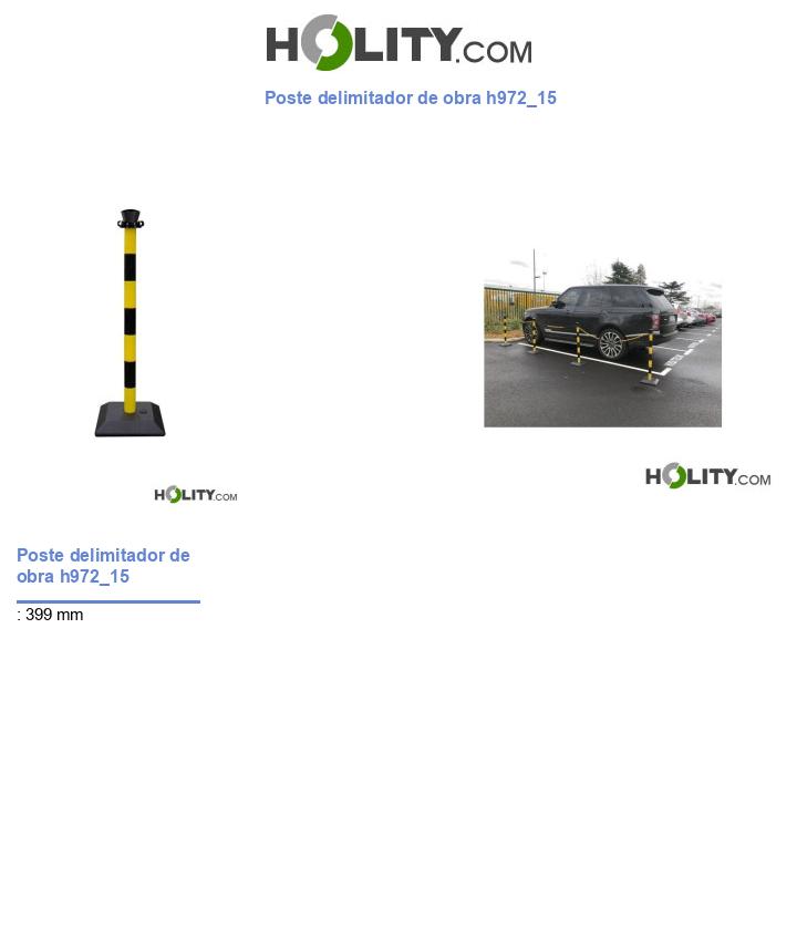 Poste delimitador de obra h972_15