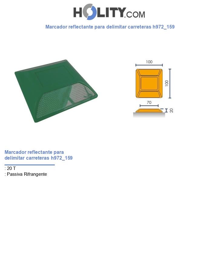 Marcador reflectante para delimitar carreteras h972_159