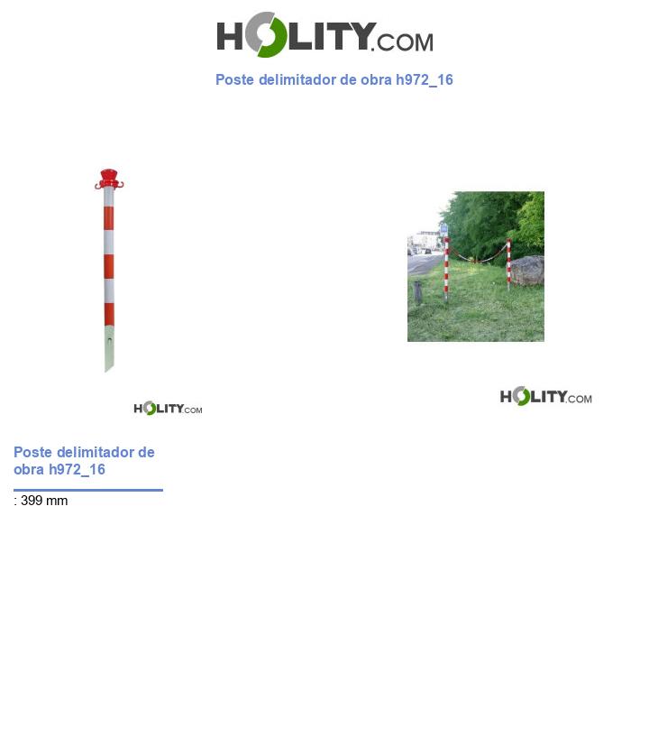 Poste delimitador de obra h972_16