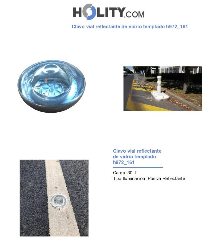 Clavo vial reflectante de vidrio templado h972_161