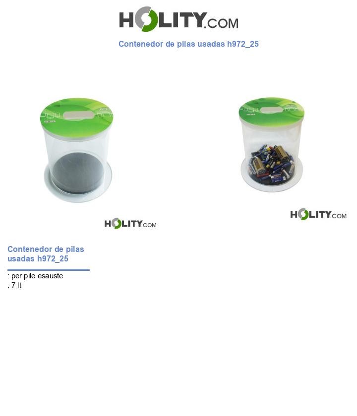 Contenedor de pilas usadas h972_25