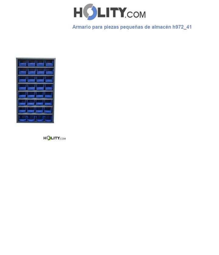 Armario para piezas pequeñas de almacén h972_41