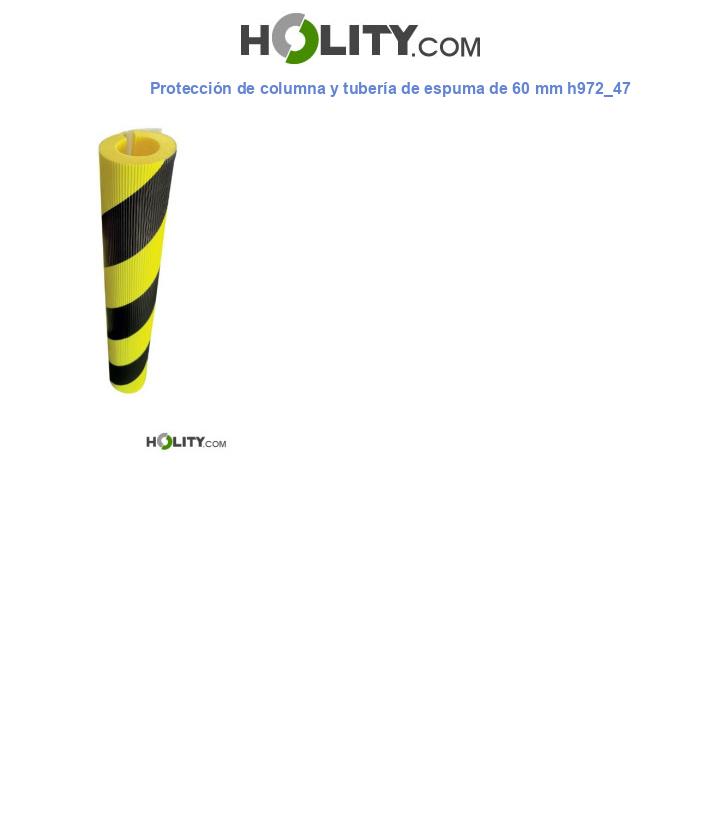 Protección de columna y tubería de espuma de 60 mm h972_47