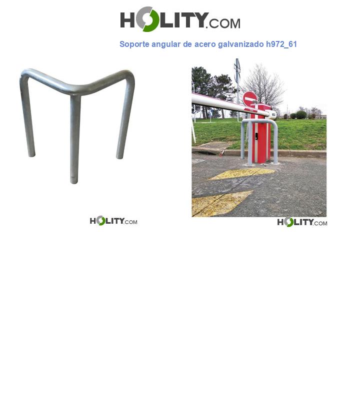 Soporte angular de acero galvanizado h972_61