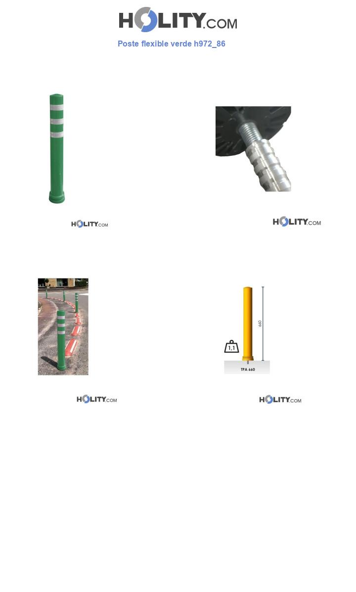 Poste flexible verde h972_86