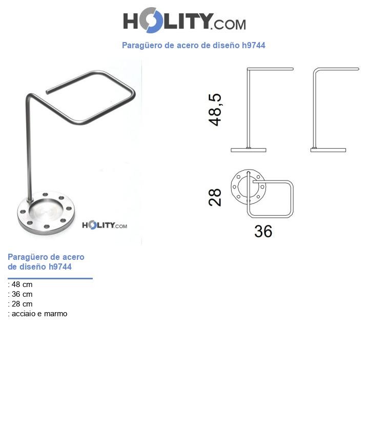 Paragüero de acero de diseño h9744