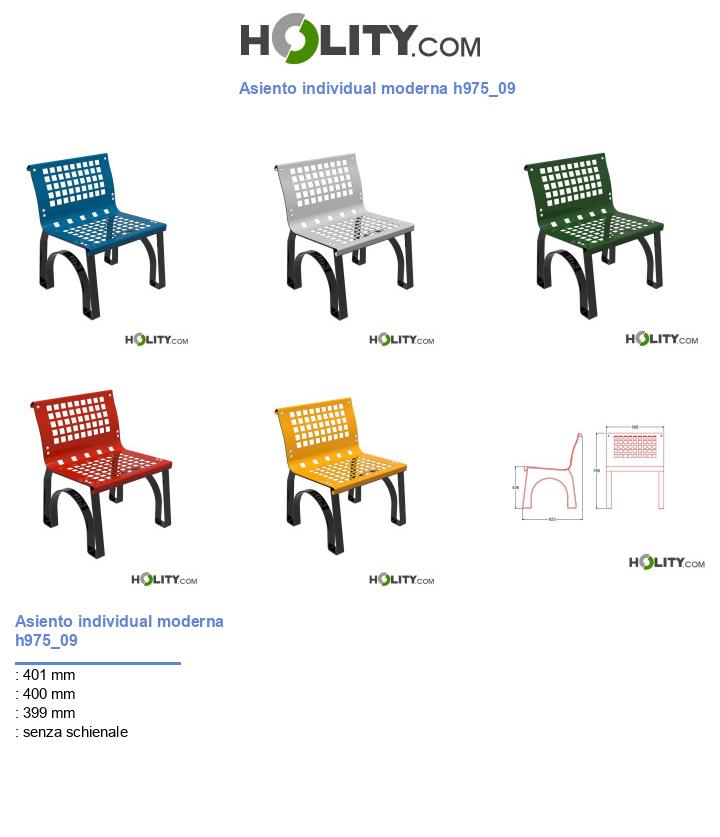 Asiento individual moderna h975_09