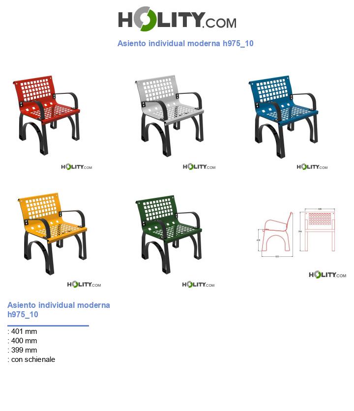 Asiento individual moderna h975_10