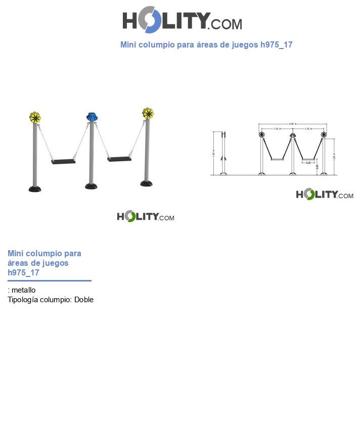 Mini columpio para áreas de juegos h975_17