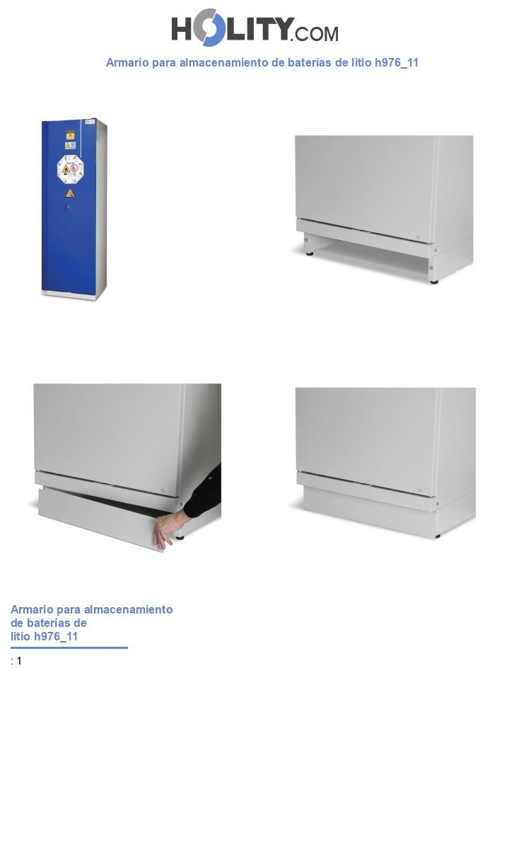 Armario para almacenamiento de baterías de litio h976_11