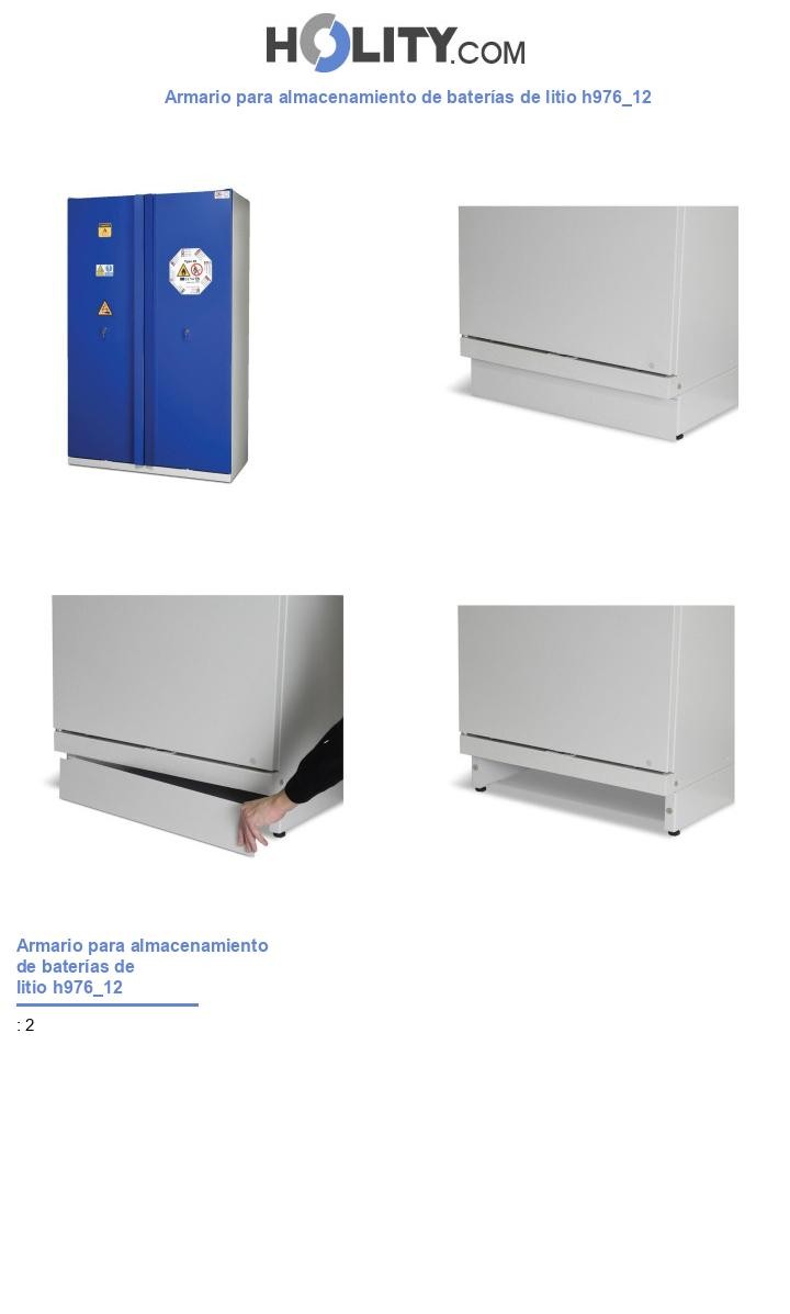 Armario para almacenamiento de baterías de litio h976_12